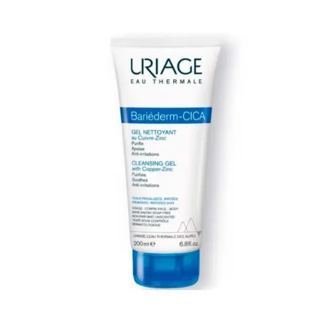 Uriage Bariederm Cica-Gel limpiador, 200ml.