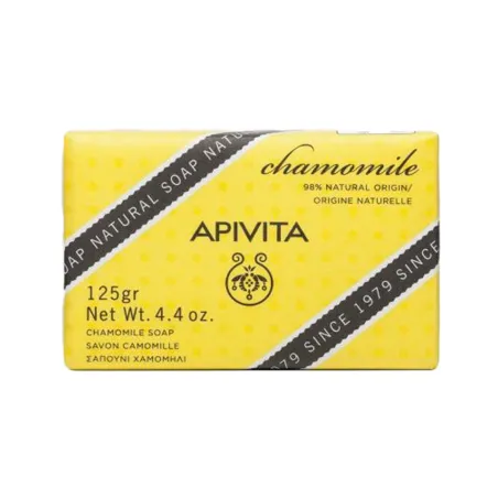 Apivita Jabón Sólido Natural Camomila, 125 g