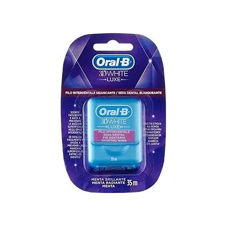 Oral-B 3D White seda dental blanqueante, 35 m