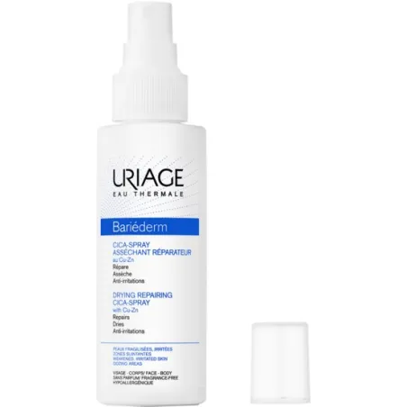 Uriage Bariederm Cica-Spray Secante Reparador, 100 ml