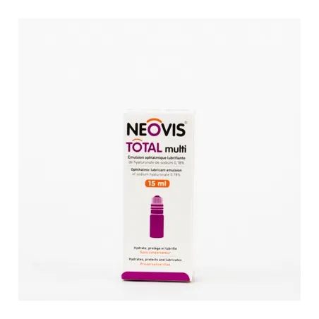 Neovis Total Multi Emulsión Lubricant Ocular, 15ml.