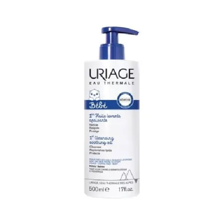 Uriage Bebe 1er Aceite Lavante Calmante, 500 ml