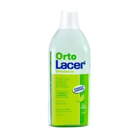 Ortolacer Colutorio Sabor Lima Fresca Ortodoncia, 1000 ml