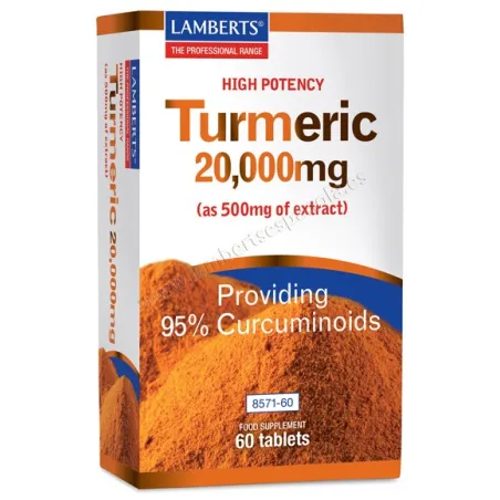 Lamberts Curcuma (Turmeric) 20.000mg, 60 comp