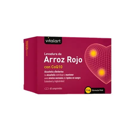 Vitalart Arroz Rojo CoQ10, 60 comprimidos