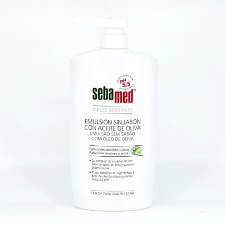 Sebamed Emulsion Sin Jabon Aceite Oliva, 750ml.