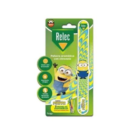 Relec pulsera antimosquitos minions amarilla