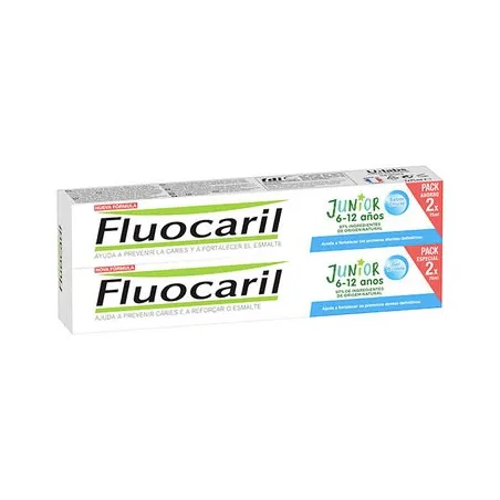 Flucaril Junior Gel Bubble 6-12 años, 2x75ml.