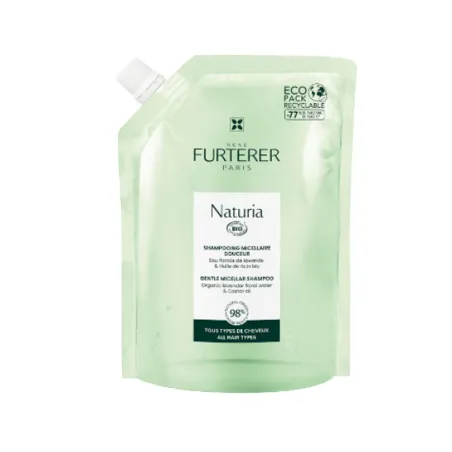 Rene Furterer Naturia eco-recarga champú micelar suave, 400 ml