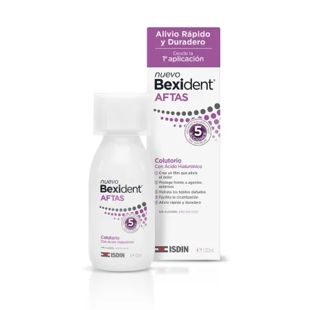 Bexident Aftas Colutorio, 120ml.