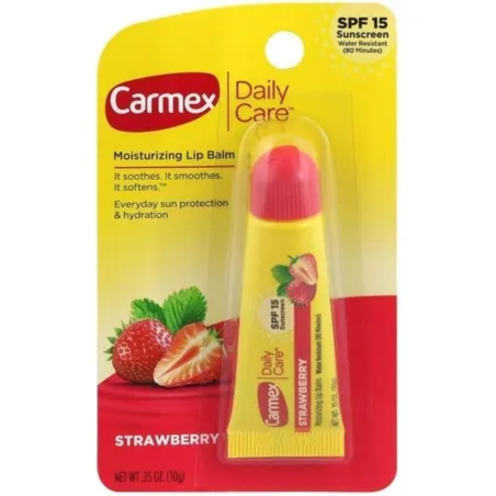 Carmex Naturally Balsamo Labial Hidratante Sabor Frutos Rojos 4,25 g