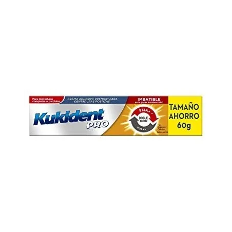 Kukident Pro Doble Acción Ahorro, 60g.