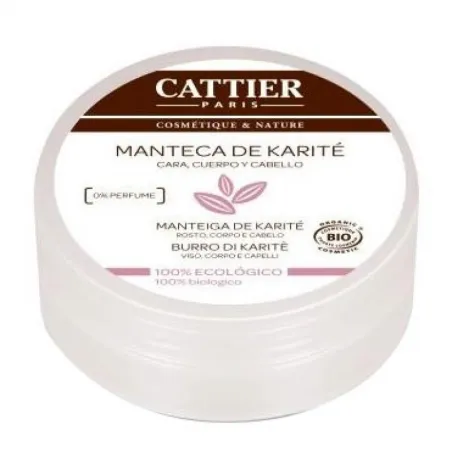 Cattier Manteca de Karité, 100g.