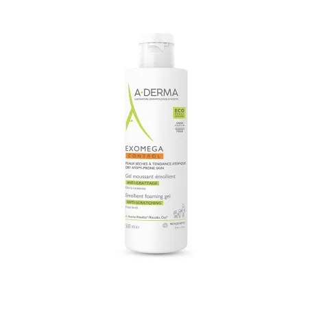 A-Derma Exomega Gel Limpiador Emoliente, 500 ml