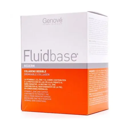 Fluidbase Rederm Colágeno Bebible, 20 Sobres.