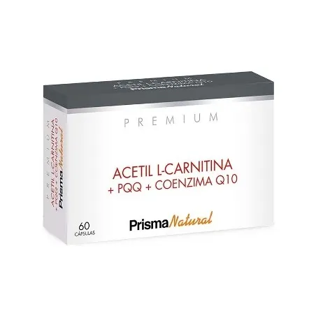 Prisma Natural acetil L-carnitina + PQQ + coenzima Q10, 60 cápsulas