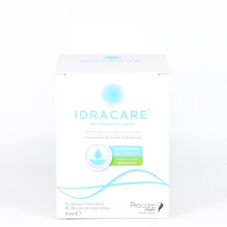 Idracare Gel Hidratante Vaginal, 16 Cánulas x 5ml