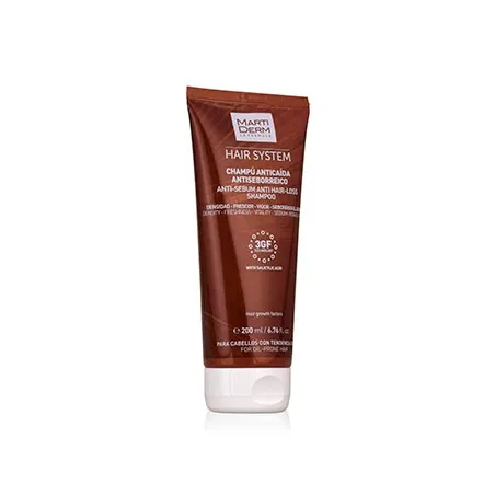 Martiderm Champú Anticaída Antiseborreico, 200ml. 