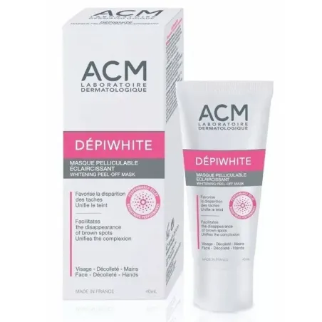 Depiwhite Mascarilla Peliculable Aclarante, 40 ml