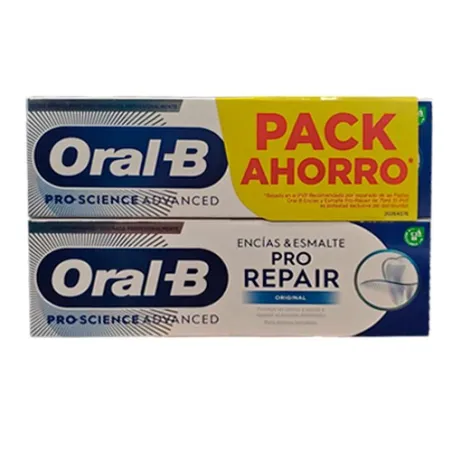 Oral-B Encías y Esmalte Pro Repair Pasta Dental Duplo, 2x75ml.