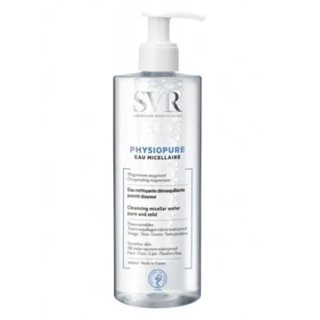 SVR Physiopure Agua Micelar Desmaquillante, 400ml.