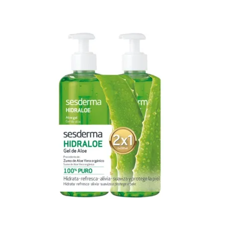 Sesderma Hidraloe gel de aloe, 2 x 250 ml