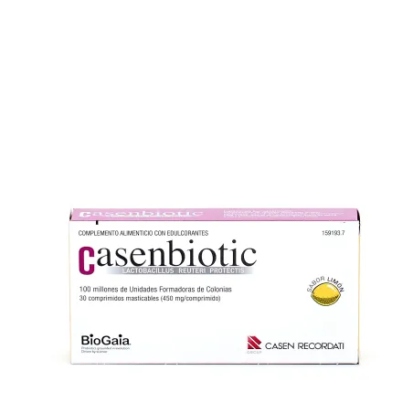 Casenbiotic 30 Comprimidos Sabor Limón