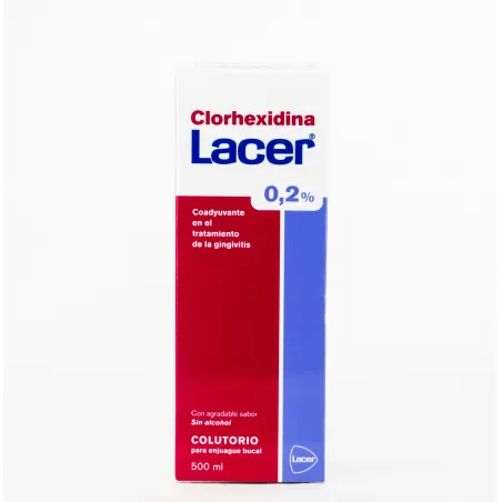 Lacer Colutorio Clorhexidina 02%, 500ml