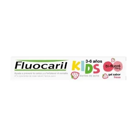 Fluocaril kids 0-6 años gel sabor fresa, 50 ml