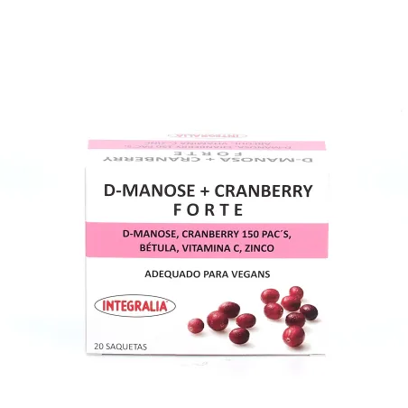 Integralia D-Manosa Cranberry Forte, 20 Sobres.