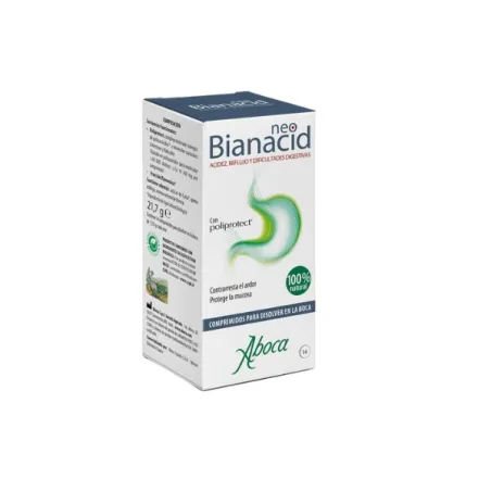 Aboca Neobianacid reflujo, ácido y dificultades digestivas, 14 comprimidos