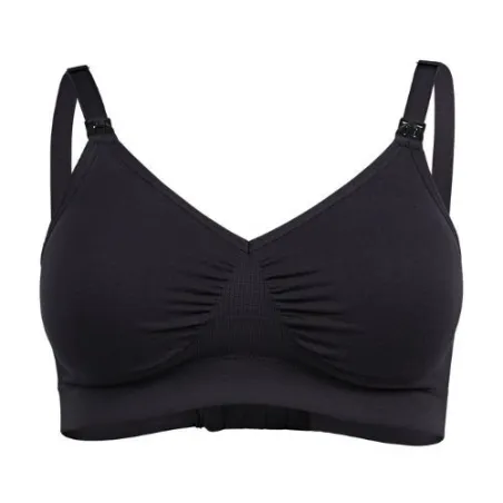 Medela Comfy Bra Sujetador de Embarazo y Lactancia Negro S, 1 unidad