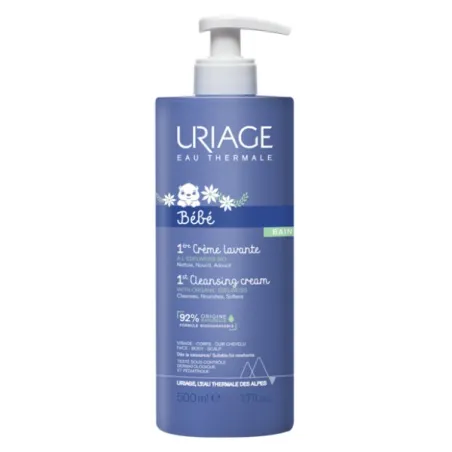 Uriage Bebé 1era crema lavante, 500 ml