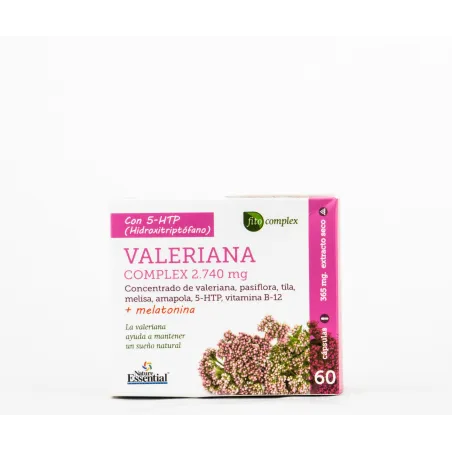 Nature Essential Valeriana Complex 2.740mg, 60 cápsulas