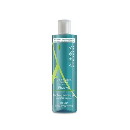 A-Derma Phys-AC Gel Limpiador Purificante, 400 ml