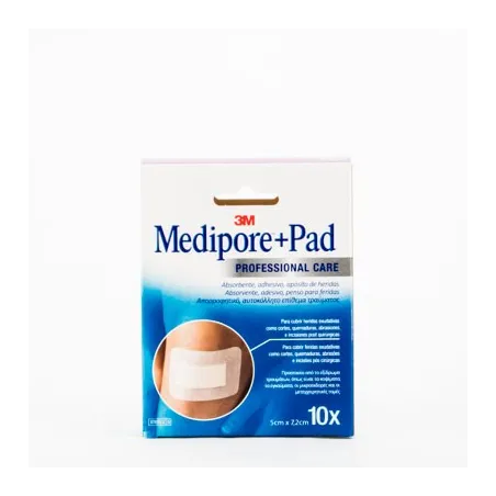 Medipore+Pad Aposito Esteril 5x7,2 cm, 10 Uds.