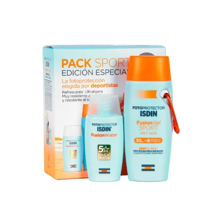 Isdin Pack Sport Fusion Gel + Fusion Water.