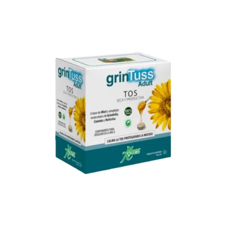 Aboca Grintuss para la tos seca y productiva en adulto, 20 comprimidos