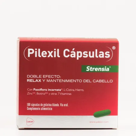 Pilexil Strensia, 100 Cápsulas.