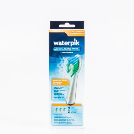 Waterpik Recambio Sensonic Normal, 3 Unidades Recambio Cabezal