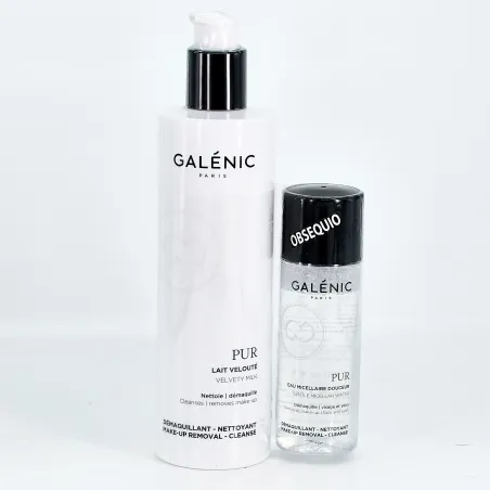 Galenic Pur Leche Aterciopelada Desmaquillante, 400ml.