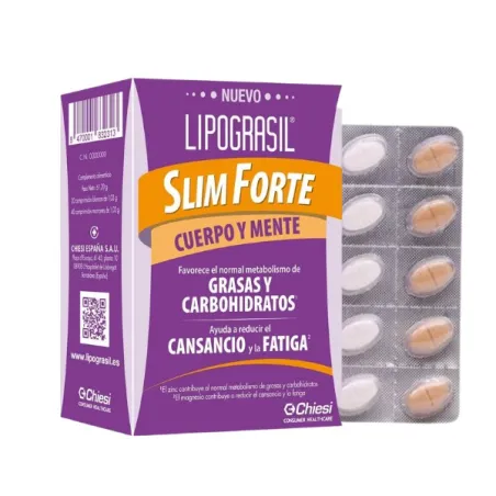 Lipograsil Slim Forte Cuerpo y Mente, 40+20 comprimidos