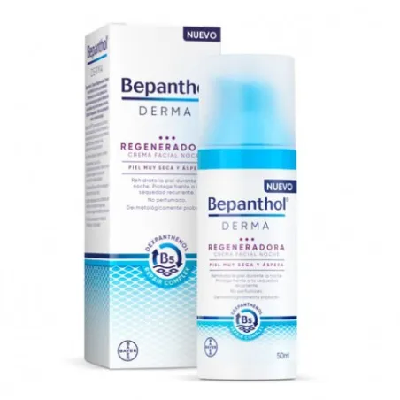 Bepanthol Derma Crema Facial Regeneradora Noche, 50 ml