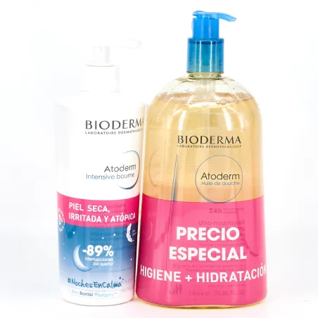 Bioderma Pack Atoderm Intensive Loción + Aceite Ducha