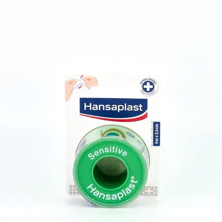 Hansaplast Esparadrapo Hipoalergénico Sensitive 5 m x2,5 cm