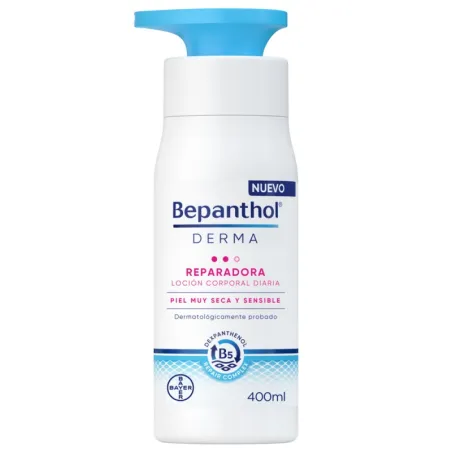 Bepanthol Derma Reparadora Loción Corporal Diaria, 400 ml