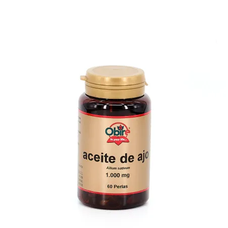 Obire Aceite de Ajo 1000mg 60 perlas