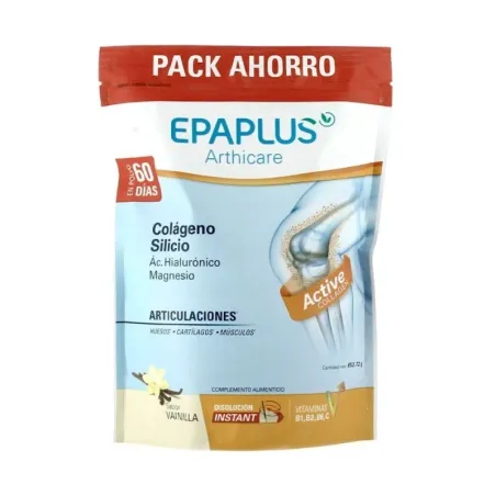 Epaplus Colageno+ Silicio + Ac Hialu + Magnesio Vainilla, 60 Días