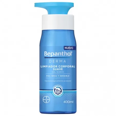 Bepanthol Derma limpiador corporal suave gel diario, 400 ml