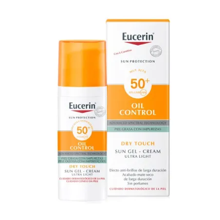 Eucerin Sun Gel Creme Oil control SPF50+, 50 ml